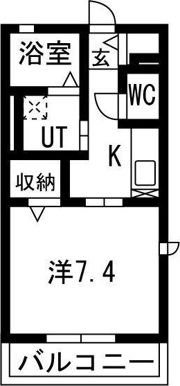 アズールの間取り画像
