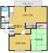 ハイツカトレア Aの間取り画像