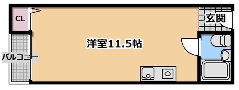 ドエル大枝の間取り画像