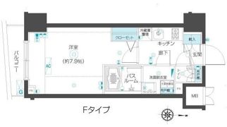 ZOOM市谷本村町の間取り画像