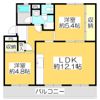 ヴィラナリー屋島6号棟の間取り画像