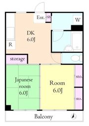 ハイムかとうの間取り画像