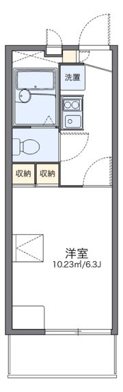 レオパレスツインスターコートⅡの間取り画像