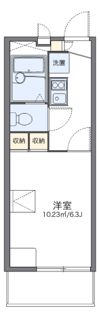 レオパレスツインスターコートⅡの間取り画像