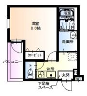 フジパレス三津屋Ⅴ番館の間取り画像