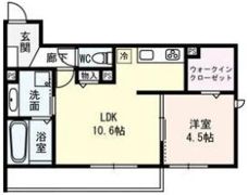Chouchouにおの浜の間取り画像