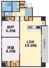 アネスト北堀江の間取り画像