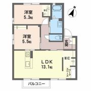 グリーンヒルズの間取り画像