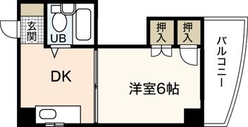 Calm南竹屋町の間取り画像