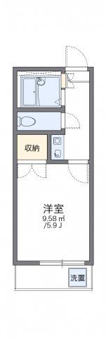 レオパレス川合Bの間取り画像
