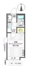 プラム梅島Bの間取り画像