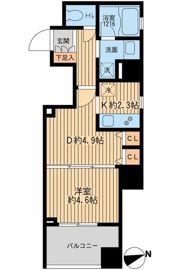 クリオ戸越銀座壱番館の間取り画像