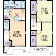 レーゲンボーゲン Aの間取り画像