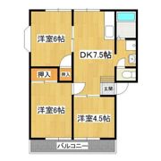 パステルメゾン柳Bの間取り画像