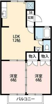 ビィラ・エールの間取り画像
