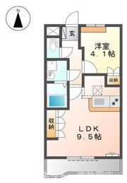 グランパル幸南の間取り画像