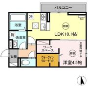 ユニヴェール F棟の間取り画像