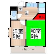抜井マンションの間取り画像