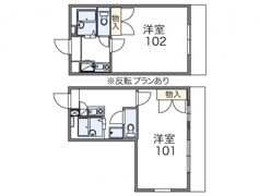 レオパレスバロンの間取り画像