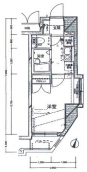 クレアシオン中野北の間取り画像