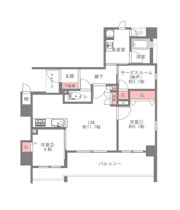 アシュランス新町の間取り画像