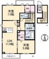 Livable Sunny Flatの間取り画像