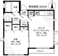 マイセンハイム都立大の間取り画像