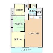 グランデュール竹園の間取り画像