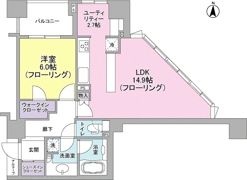 シティハウス松屋町の間取り画像