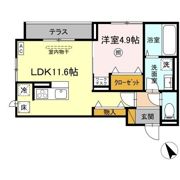 Serenvita west(ｾﾚｳｨｰﾀ ｳｪｽﾄ)の間取り画像