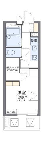 レオパレスエムズシティの間取り画像