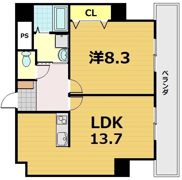 プレステージ翼の間取り画像