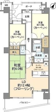 アイムふじみ野タワー東館の間取り画像