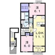 プリマヴェーラⅢの間取り画像