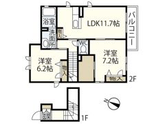 Y’sGarden古江東参番館の間取り画像