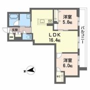 ロイヤルシャーメゾン中俊の間取り画像