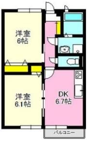 メルヴェーユの間取り画像