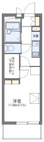 レオパレスサルースの間取り画像