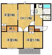 アネックス本城IIの間取り画像