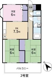 ハイツシゲヲの間取り画像