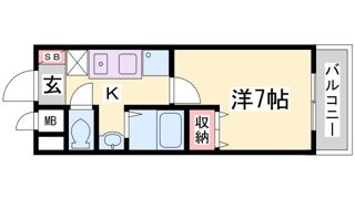 フルール須磨の間取り画像