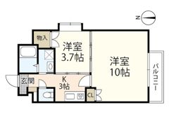 Marionette Ⅸの間取り画像