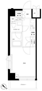 ルーブル川崎貝塚壱番館の間取り画像