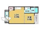 グリッター上新庄の間取り画像