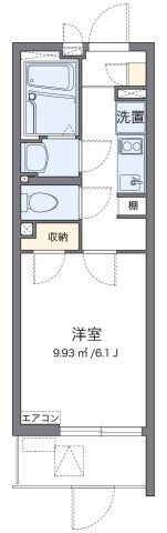 クレイノYK岡村の間取り画像