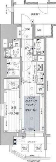 プレサンスロジェ千種内山の間取り画像