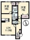 グランマスト木太町Ⅱの間取り画像