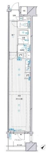 LA．PRYLE新横浜の間取り画像