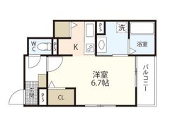 アウローラ長束西の間取り画像