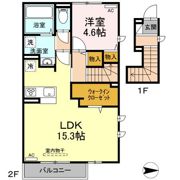 メゾンドゥ フルールの間取り画像